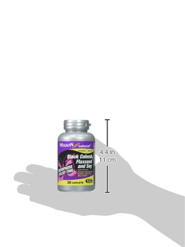 Mason Natural Menopause Trio: Black Cohosh, Flaxseed, & Soy