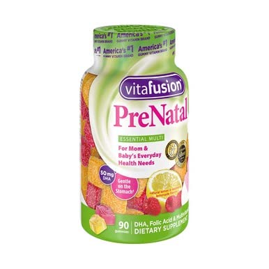 VitaFusion PreNatal Gummies, 90 Count (Pack of 4)