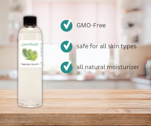 Vegetable Glycerine - 100% Pure, Cold Pressed - 32 fl oz - GreenHealth