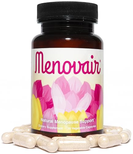Menovair - Natural Menopause Support Supplement - Non-GMO, Vegan, Gluten-Free