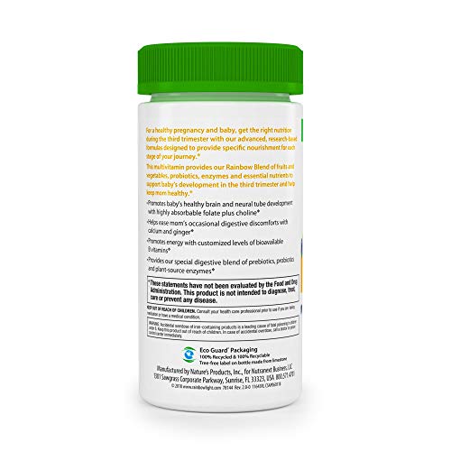 Rainbow Light Vibrance Trimester 3 Prenatal Multivitamin – 60 Count