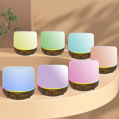 Scent Essential Oil Diffuser 2 Pack Max 200 ML Ultrasonic Cool Mist Humidifiers and Aromatherapy