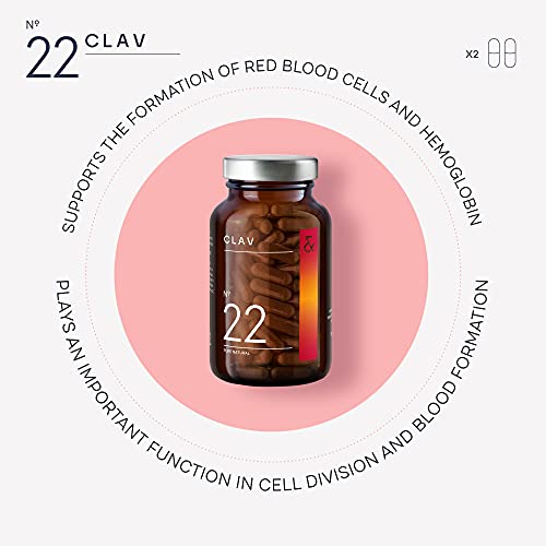 CLAV® Natural Hormone Balance for Women - PMS Relief with Siberian Rhubarb, Wild Yam & Vitex Berry