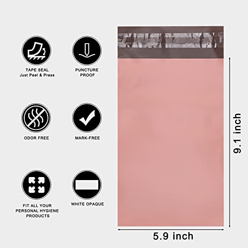 400 pcs Sanitary Napkin Disposal Bags, Feminine Personal Disposal Bags, Pink Feminine Hygiene Disposal