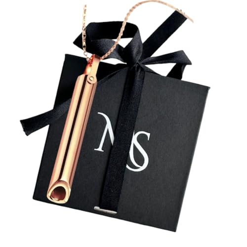 Mariscal Anxiety Breathing Necklace - Rose Gold Anti Anxiety Necklace Breathing for Women and Men