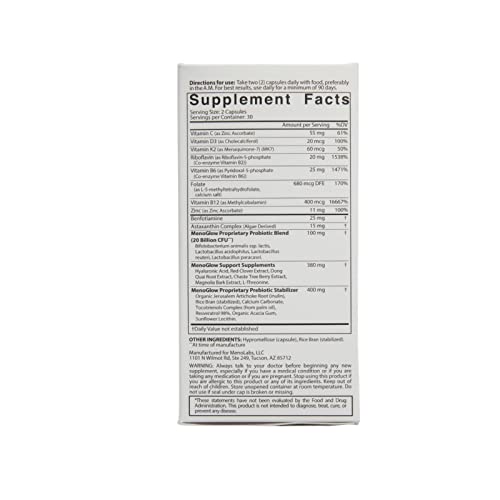 MENOLABS - MenoGlow Dietary Supplement for Menopause Relief
