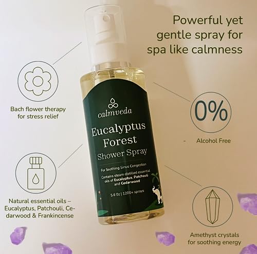 Eucalyptus Shower Spray Spa Feel - Escape to Serene Eucalyptus Forest (1200+ Sprays)