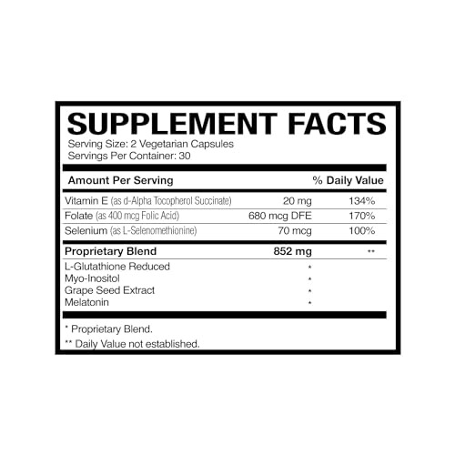 OvaPeak (60 Vegeterian Capsules) | Prenatal and Pre-Conception Vitamin to Support Women