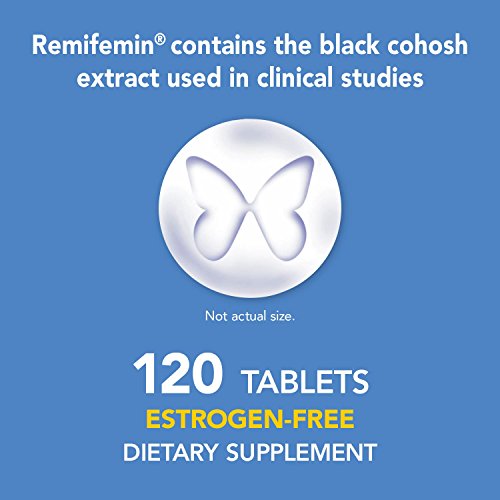 Enzymatic Therapy Remifemin Estrogen-Free Menopause Relief, 120 Tablets