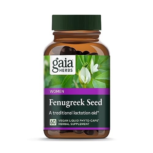 Gaia Herbs Fenugreek Seed - Helps Support Healthy Lactation and Breast Milk Production