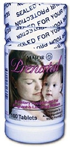 Prenatal Tablets, 27-0.8mg, 100ct (4 Pack)