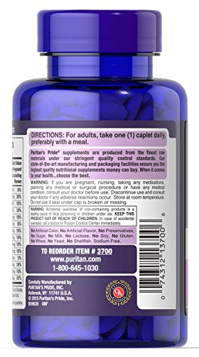 Puritan's Pride Prenatal Vitamins-100 Caplets