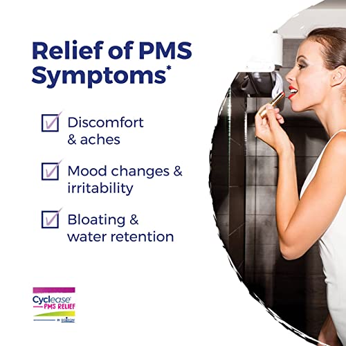 Boiron Cyclease PMS Relief Tablets for Symptoms from PMS of Bloating, Aches, Mood Swings, and Irritability