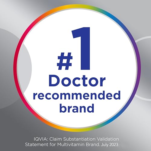 Centrum Silver Men's 50+ Multivitamin with Vitamin D3, B-Vitamins, Zinc for Memory