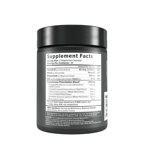 InnoSupps : T-Drive | Testosterone Booster | Amplify Muscle Growth | KSM-66 Ashwagand