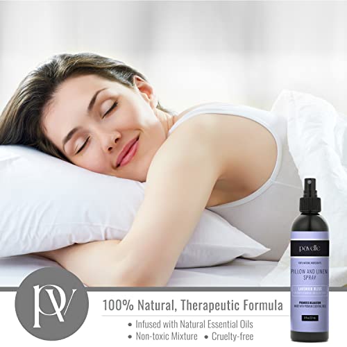 Pavelle Pillow & Linen Spray Relaxing Aromatherapy Room Refresher Mist for Sheets & Bedding Natural