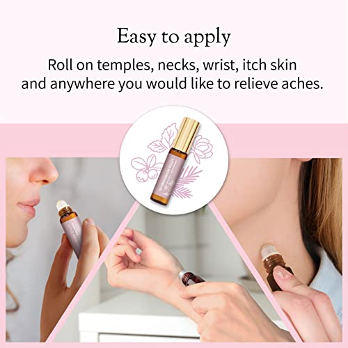 Don Du Ciel Organic and Kid-Friendly Lotus Essential Oil Blend Roll On for Stress Relief and Itch Relief