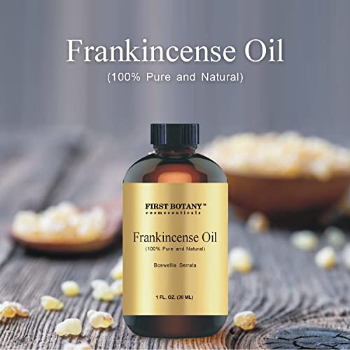 First Botany, 100% Pure Frankincense Essential Oil - Premium Frankincense Oil for Aromatherapy