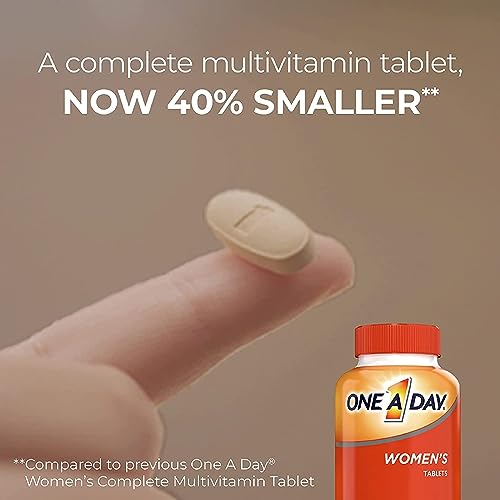 ONE A DAY Womens Complete Daily Multivitamin with Vitamin A, B , C, D, and E, Calcium