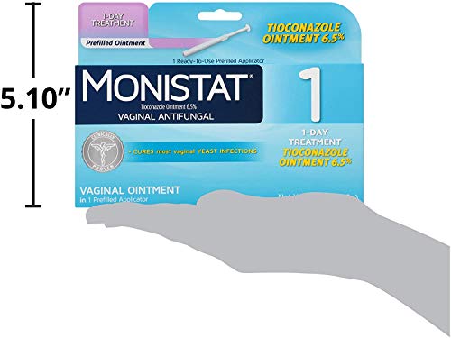 Monistat 1-Day Yeast Infection Treatment, Prefilled Applicator, 1 ea