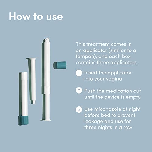 Hers Miconazole 3 Day Yeast Infection Treatment - Treats Vaginal Itching, Burning, Discharge