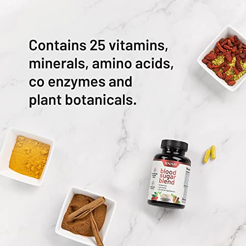 Snap Supplements Blood Sugar Blend - Support Healthy Blood Sugar, 60 Capsules