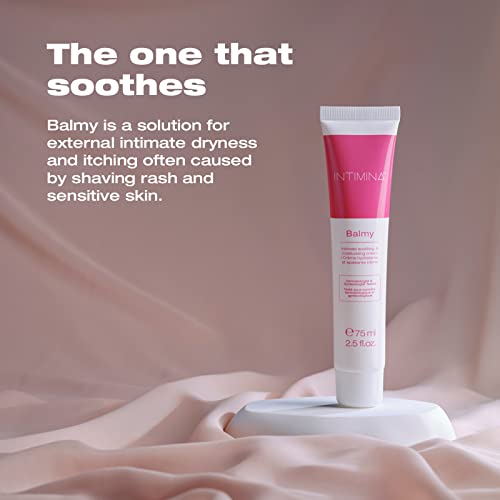 INTIMINA Balmy - Vaginal Moisturizer and Lubricant, Intimate Soothing and Moisturizing Cream