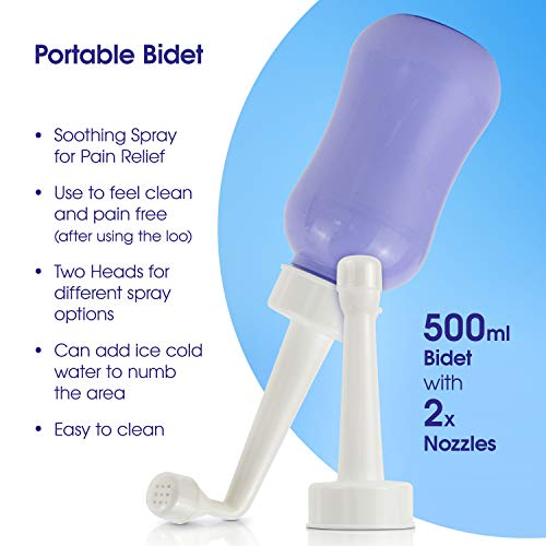 Medcosa Female Ice Pack and Perineal Bottle Set | Reusable Perineal Cold Packs & Portable Bidet Spray BottleMedcosa Female Ice Pack and Perineal Bottle Set | Reusable Perineal Cold Packs & Portable Bidet Spray Bottle