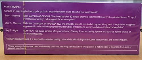 Hyleys 14 Day Weight Loss Tea - 42 Tea Bags (1 Pack), Detox Tea for Cleanse