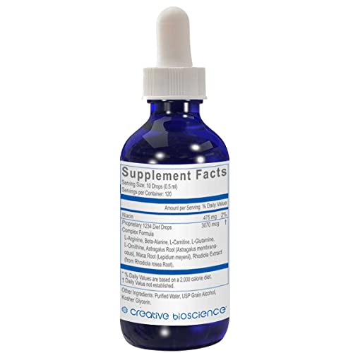 Creative Bioscience 1234 Diet Drops for Women & Men - Diet Drops for Weight Management