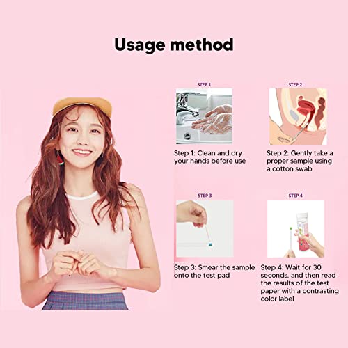 Yeast Infection Test,Vaginal Health pH Test Strips, Feminine PH Test, Monitor Vaginal Intimate Health
