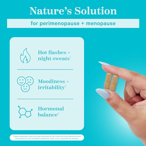 Pink Stork Black Cohosh Supplements for Women - Perimenopause & Menopause Support