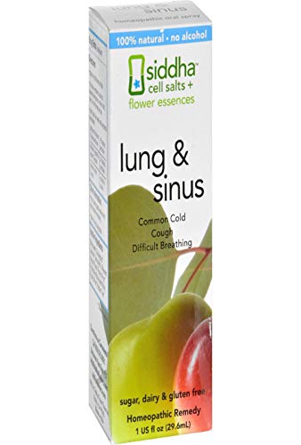 Siddha Remedies Lung & Sinus Spray for Sinus Relief, Congestion Relief, Cough Suppressant