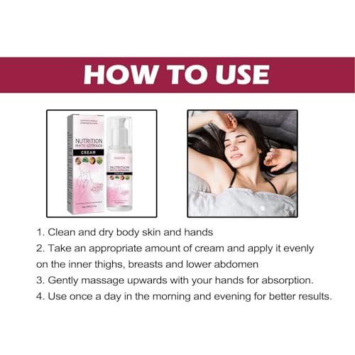Nutrition Phyto Estrogen Cream Enhances Balance, Hormone Support, Sleep Quality