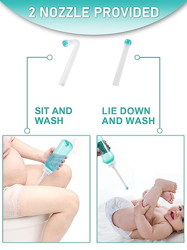 Peri Bottle for Postpartum & Perineal Care,Portable Travel Bidet for Personal Hygiene Cleaning,16.9 OZ