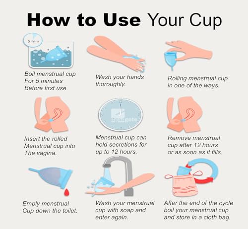 Ggadgets Menstrual Cup for Women with Pouch | Ultra Soft Odour & Rash Free | No Leakage