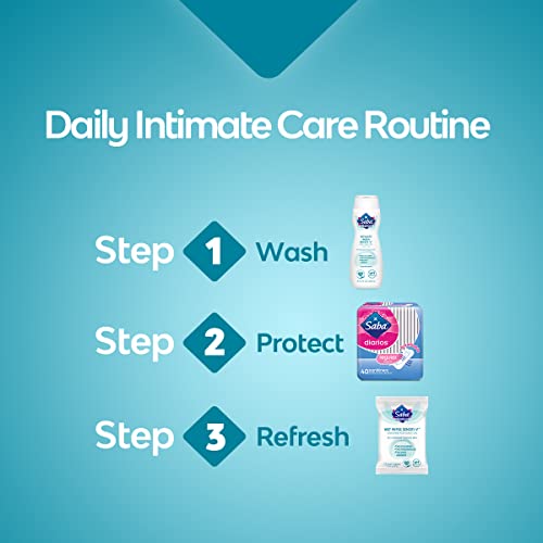 Saba Sensiti-V Intimate Wash, Feminine Hygiene Wash, 6.76 fl oz (Pack of 6)