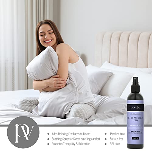 Pavelle Pillow & Linen Spray Relaxing Aromatherapy Room Refresher Mist for Sheets & Bedding Natural