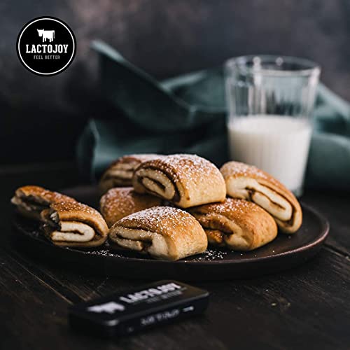 LactoJoy Lactase Pills I 240 Pieces Refill Package I Powerful Lactase Enzymes for Lactose