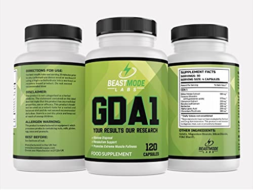 Beastmode Labs GDA1 Glucose Disposal Agent, Contains Berberine