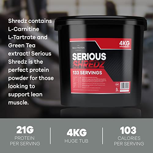 The Bulk Protein Company – Serious Shredz – Diet Whey Protein Powder – Contains L