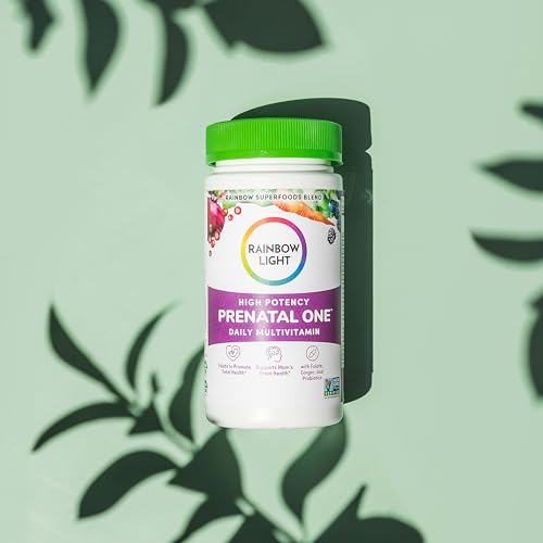 Rainbow Light Prenatal One High Potency Daily Multivitamin with Folate, Ginger and Probiotics