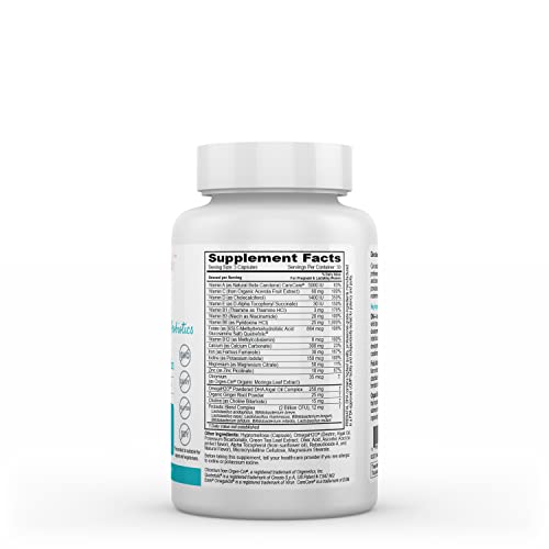 Greens First Female Prenatal Vitamin with Vegan DHA - Pregnancy Multivitamin Supplement