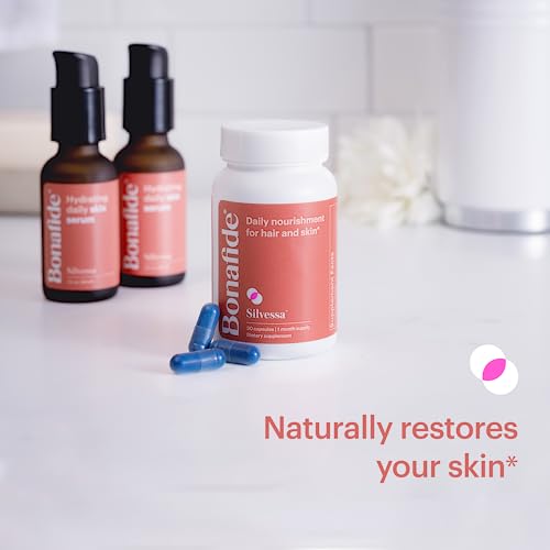 Bonafide Silvessa Hydrating Daily Skin Serum – Hormone-Free, Drug-Free Support for Skin During Menopause