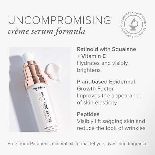 SeroVital Beauty RetinAll Daily Serum – Redefining Retinol – Retinoid Skin Serum