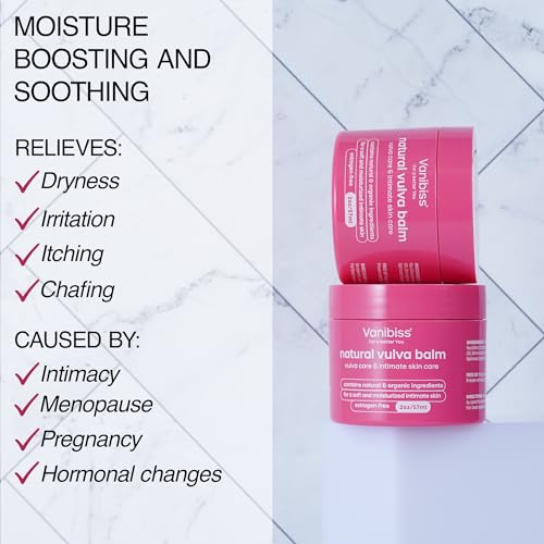 Vanibiss Natural Vulva Balm - Vulva Cream & Tender Skin Care -Topical Vulvar Moisturizer