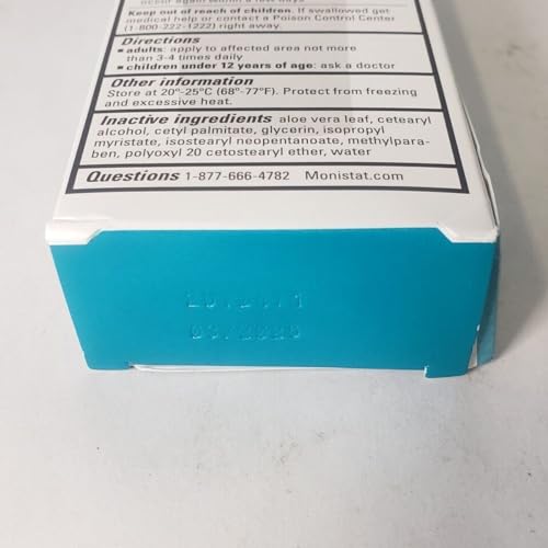 Monistat Care Maximum Strength Instant Itch Relief Cream, 1 Ounce each (Value Pack of 5)