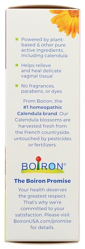 Boiron YeastCalm Homeopathic Suppositories for Yeast Infections, Burning, Discharge