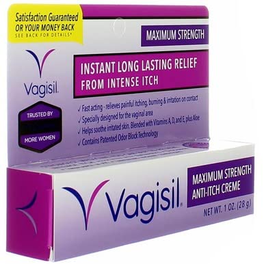 Vagisil Maximum Strength Anti-Itch Creme 1 oz (Pack of 2)