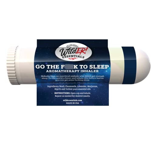 Wilder Essentials 3 Pack of Go The F to Sleep Aromatherapy Nasal Inhalers Made with 100% Natural